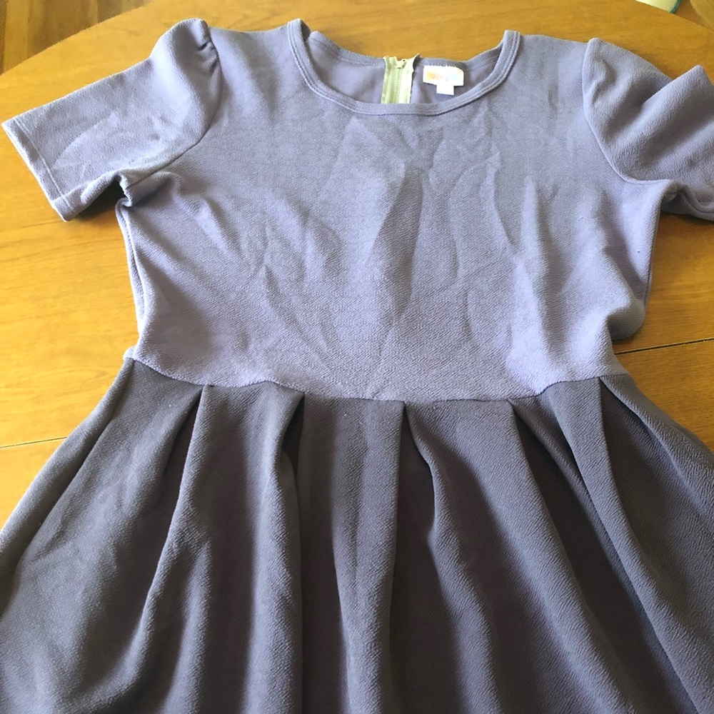 Two toned purple Lularoe Amelia